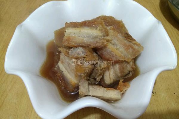 柚子皮焖烧肉的做法图解6