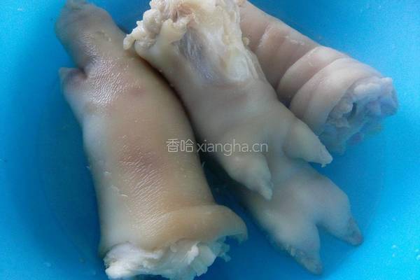 腐乳烧猪蹄的做法图解4