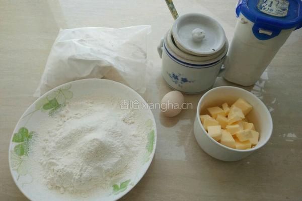 奶香曲奇的做法图解1
