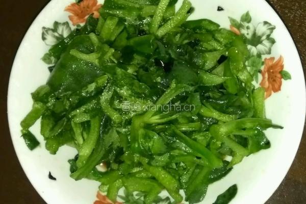 凉拌冰草的做法图解3