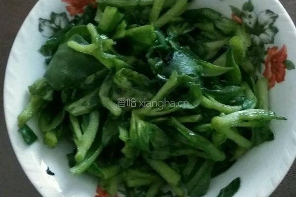 凉拌冰草的做法图解2