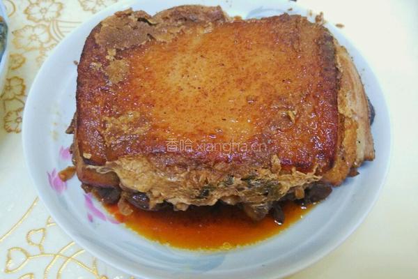 酸干扣肉的做法图解9