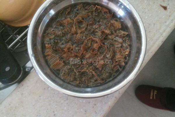 酸干扣肉的做法图解3