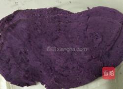 甜品……雪燕牛奶十煎紫薯饼的做法图解2