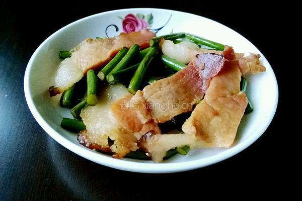 新春腊肉蒜苗的做法图解12