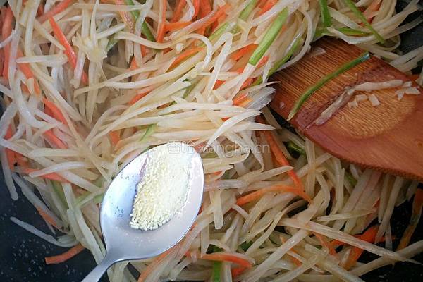 醋溜土豆丝的做法图解9