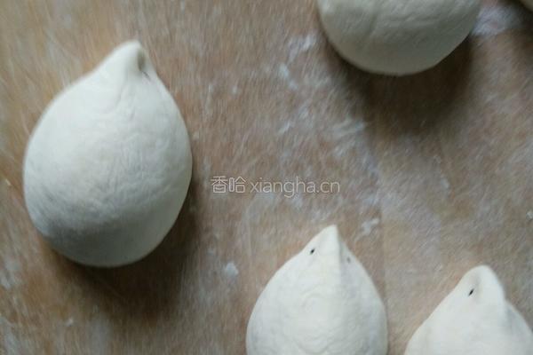 玉兔豆沙包的做法图解12