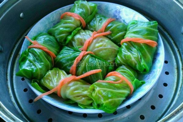 翡翠肉卷的做法图解13