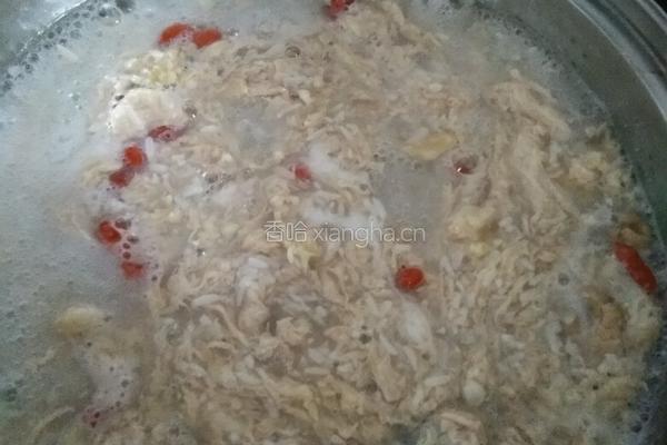 核桃酒酿鸡蛋羹的做法图解3