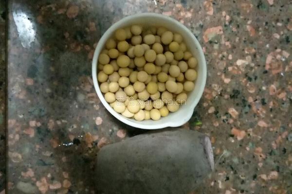 紫薯豆浆糖水的做法图解1