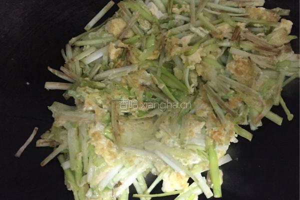 韭黄炒蛋的做法图解6