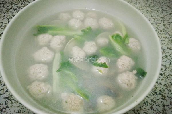 蛤蜊丸子汤的做法图解6