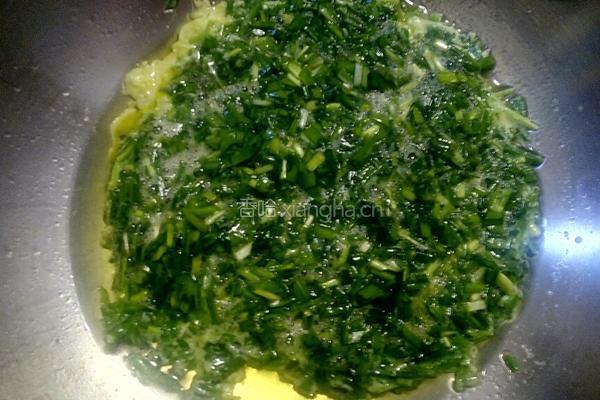 韭菜炒鸡蛋的做法图解4
