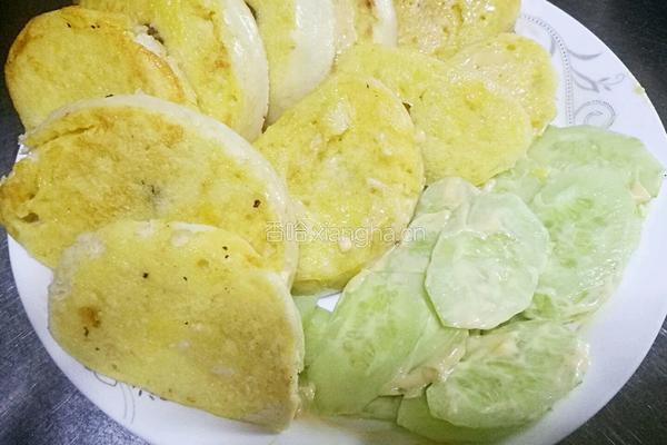 少油鸡蛋馒头片的做法图解7