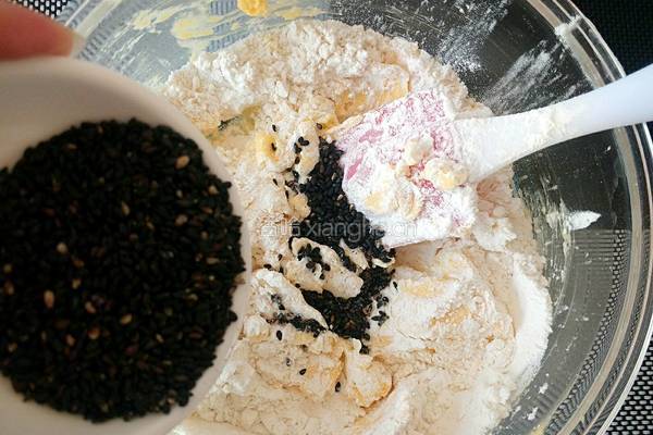 花生芝麻酥饼的做法图解9