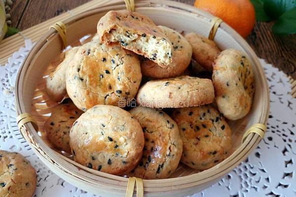 花生芝麻酥饼的做法图解18