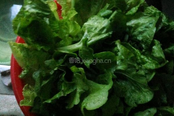 小炒生菜的做法图解1