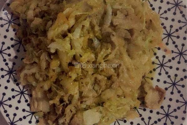 酸菜炒肉的做法图解5