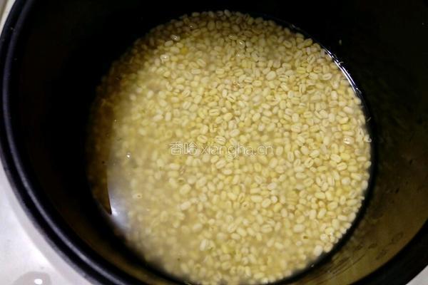 抹茶绿豆糕的做法图解3