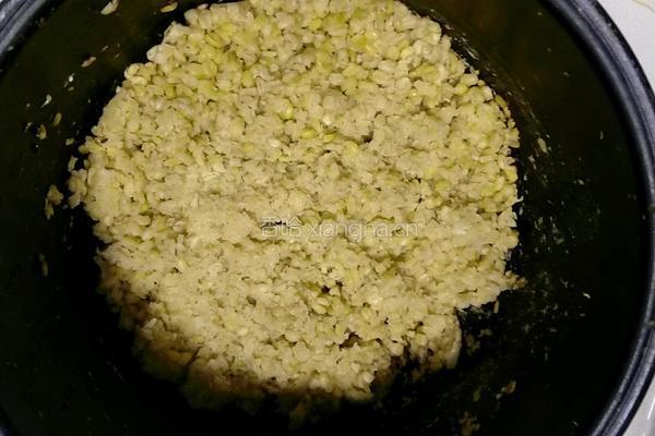 抹茶绿豆糕的做法图解4