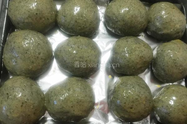 黑芝麻小餐包的做法图解8