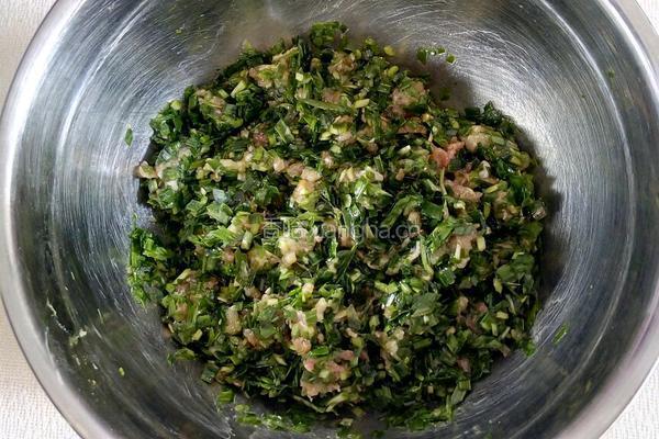 韭菜猪肉水饺的做法图解7