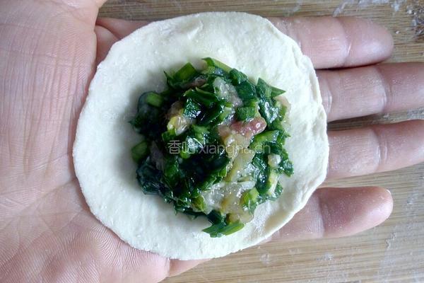 韭菜猪肉水饺的做法图解11