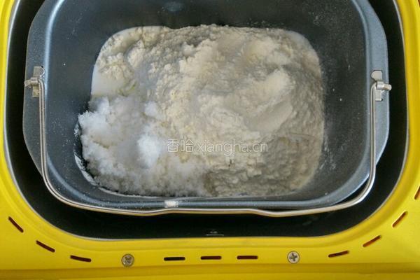 黄油豆沙小面包的做法图解3