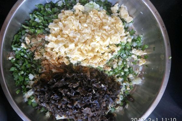 韭菜素饺子的做法图解6
