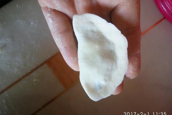 韭菜素饺子的做法图解12