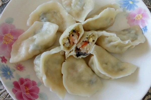 白菜虾仁饺子