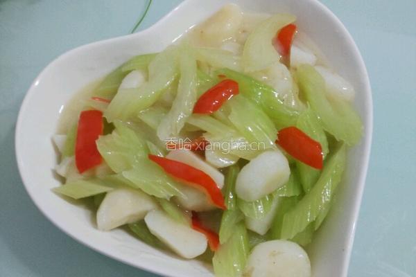 马蹄炒西芹