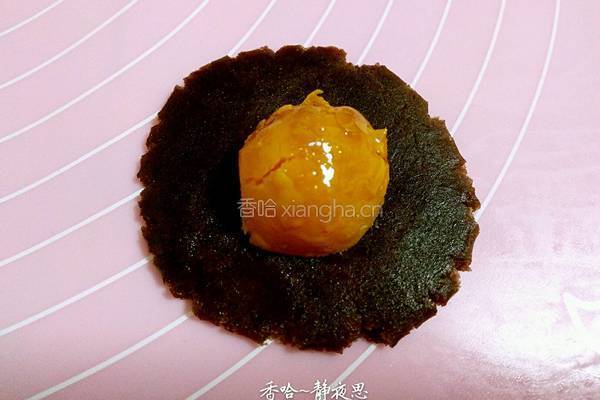 紫薯蛋黄酥的做法图解21