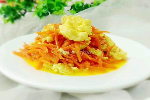 胡萝卜炒鸡蛋