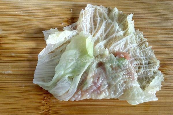 白菜肉卷的做法图解11