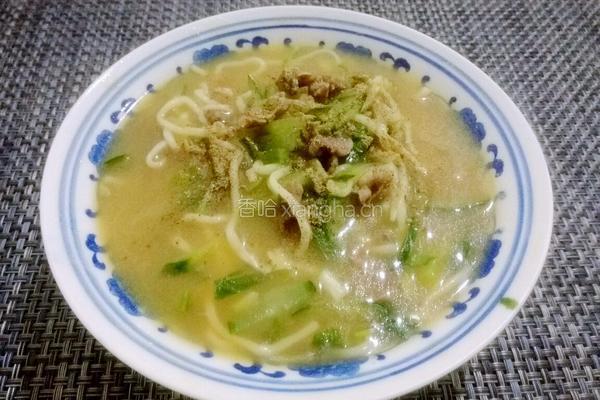 老北京羊肉煨汆儿面的做法图解10