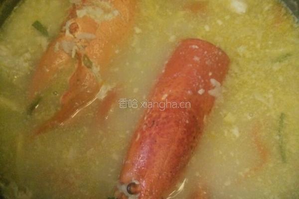 龙虾头粥的做法图解3