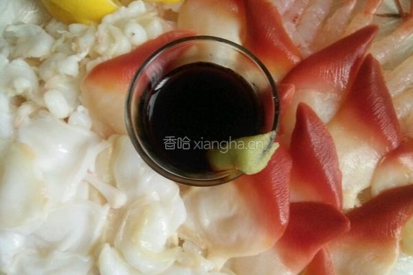 做了生鱼片和寿司的做法图解1