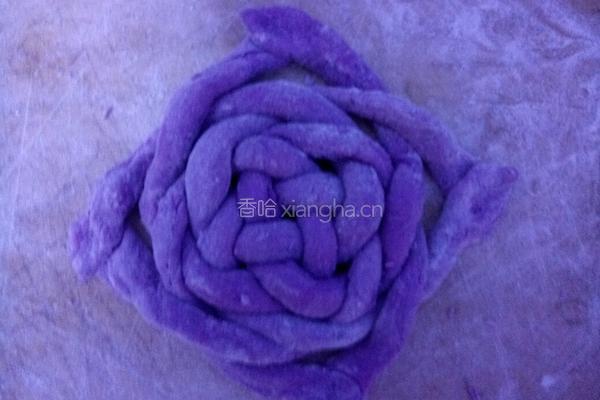 紫薯绣球馒头的做法图解12
