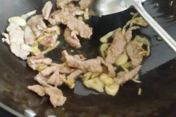 青椒肉片的做法图解3