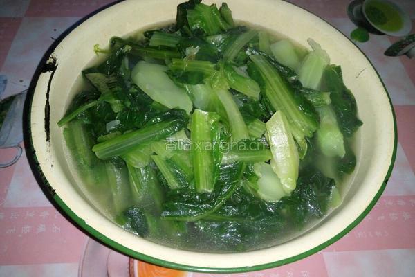 水煮油麦菜的做法图解4