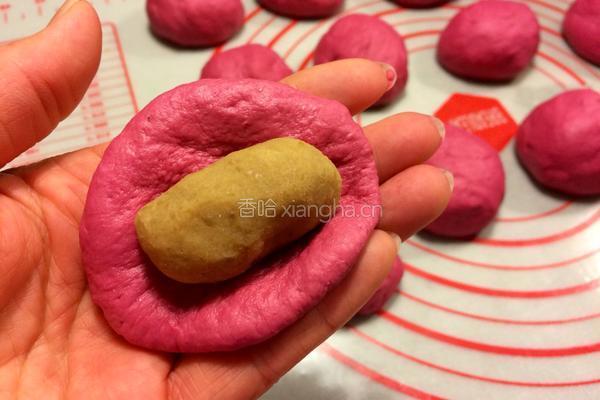 豆沙夹心糯米包的做法图解6