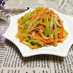 榨菜炒肉丝的做法[图]