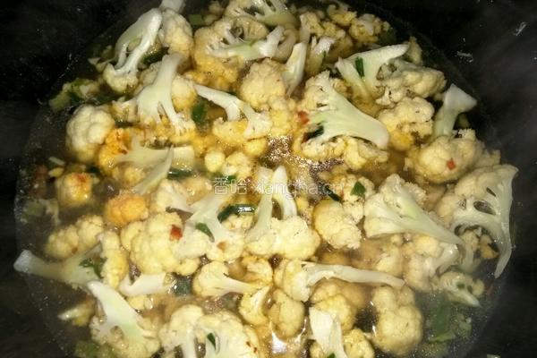 香菜花盖饭的做法图解5
