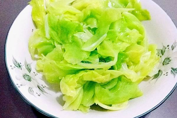 花椒油炝翡翠的做法图解3
