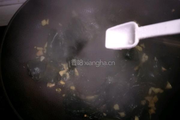 素炒海木耳的做法图解7