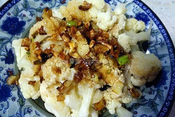 蒜蓉菜花的做法图解10