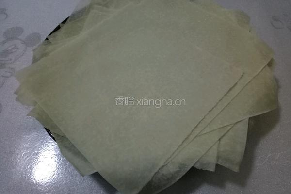 春卷的包法的做法图解3