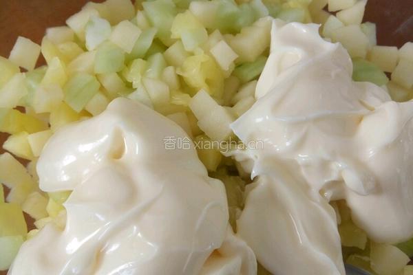 水果沙拉卷的做法图解4