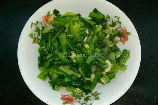 蒜蓉油麦的做法图解4